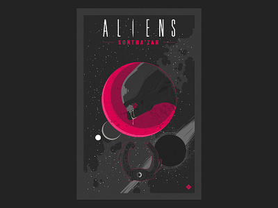 Aliens Sontha'zar nº4 aliens comic illustration science fiction vector