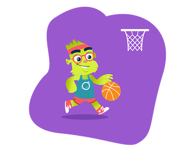 Orbit (Motriz) character illustration mascot website