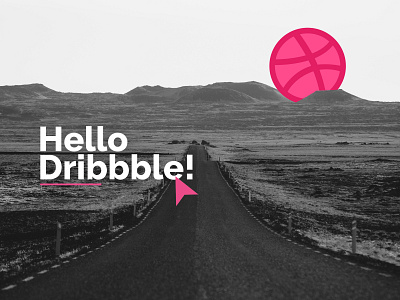 Hello Dribbble! T hello hello dribbble web