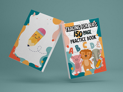 Book Cover Design (Tracing Practice Book for Kids) amazon kdp amazon kindle book cover book cover design child children children book design illustration kdp kdp cover kids kids book practice book tracing book