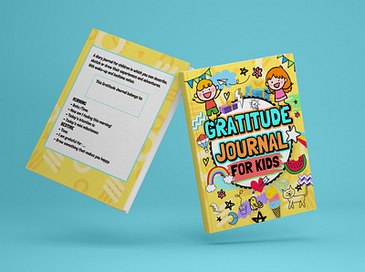 Book Cover Design (Gratitude Journal) amazon kdp book cover book cover design books children design gratitude illustration journal kdp kdp cover kids book