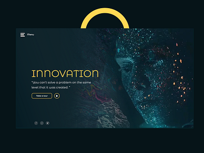 Innovation Header - UI Design