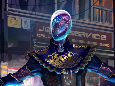 Man Of Armadon city cityscape digital painting fantasy illustration joshua hutchinson man of armadon sci fi
