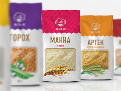 "Vesta" cereals art branding cereals design graphic design illustration logo pack package packaging packing porridge