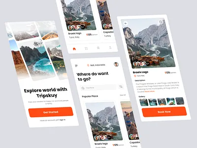 Tripskuy - Mobile Design App design mobile muhammad zaini staycation travel travel mobile design tripskuy tripskuy design ui ux vacation