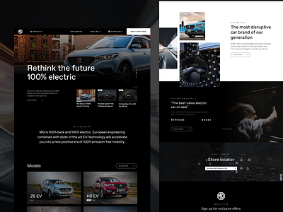 Landingpage Concept MG