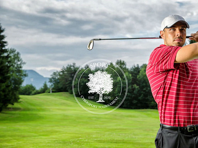 Sport logo branding design golf logo graphic design illustration logo sport logo vector