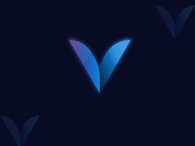 Letter V gradient logo