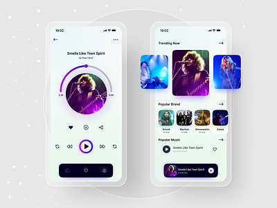 Music application design