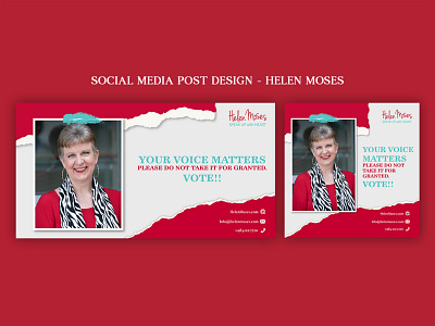 SM Helen Moses 8 banner ad branding design instagram post social media social media post