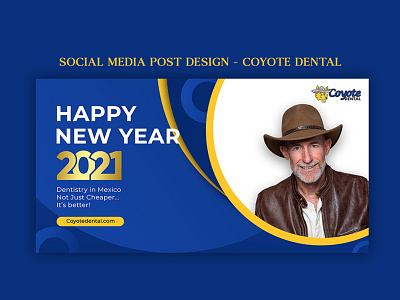 SM Coyote Dental 1 banner ad branding design instagram post social media social media post