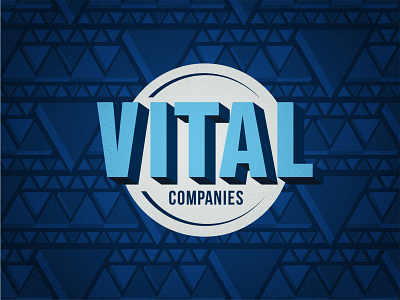 Vital Companies - Logomark Journey bold brand identity branding circle comets design geometric graphic design logo logomark modern pattern production company retro typography visual identity vital wordmark