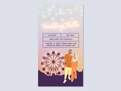 Wedding Chella Invitation Design