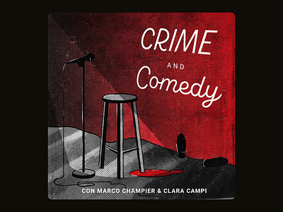 Crime & Comedy Podcast Cover Art