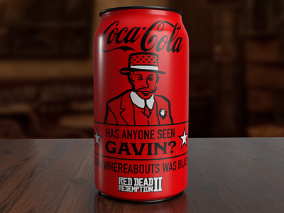Red Dead Redemption 2 Cans x Coca Cola