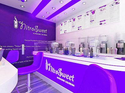 Nitro Sweet Booth 3d branding cafe event exhibition interior interior design stand
