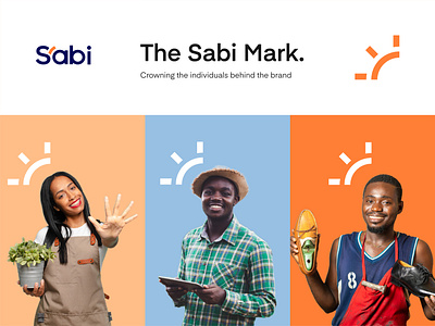 Sabi Brand Identity - Mark Exploration africa african woman animation assets branding business design farmer graphic design icon illustration logo motion graphics orange tailor trader trading ui vector