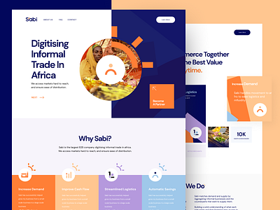 Sabi Website Design - A closer look