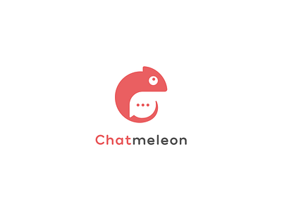 Chatmeleon chameleon chat clever combination design iconic illustration logo logodesign logos love minimalist simple