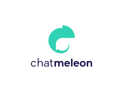 Chatmeleon animal chameleon chat clever communication design geometric iconic logo logodesign minimalist minimalistic