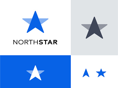 NorthStar branding clever design iconic logo logodesign minimalist minimalistic north star