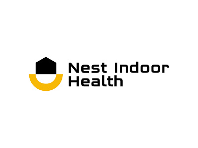 Nest Indoor Health clever design health home house iconic indoor logo logodesign minimalist minimalistic nest smile