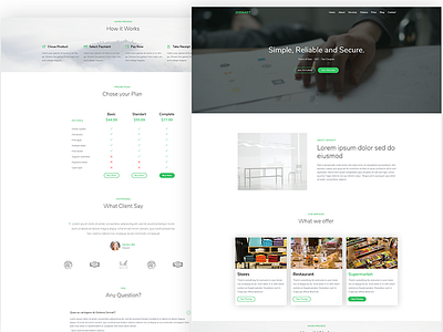 Zermatt - WordPress Company Landing Page Theme