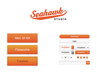 Mini UI Kit download fireworks free freebie photoshop png psd
