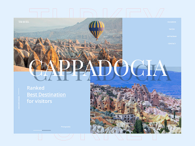 Turkey cappadocia cappadocia design figma turkey ui ux web website