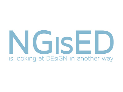 Ngised Is Looking At Design In Another Way Rgb Logo blue company design font graphic graphicdesign graphicdesigner logo maven pro ngised owner slogan