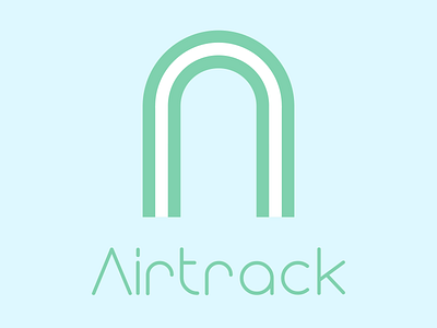 Airtrack airline airline logo airtrack app blue branding challenge dailylogo dailylogochallenge design flat graphic design icon illustration logo logo design minimal typography vector web