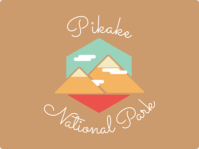 Pikake National Park branding challenge dailylogo dailylogochallenge design icon illustration logo national park national park logo pikake logo pikake national park vector