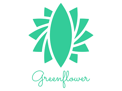 Greenflower brand branding challenge city logo dailylogo dailylogochallenge design flat flower green green flower green flower city green flower city logo icon logo logo design minimal typography vector web