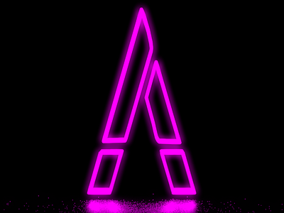 Neon Logo 3d 3d art 3d artist 3d modeling design icon logo minimal typography ui