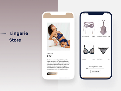 Responsive Design - Lingerie Store branding design figma figmadesign interfacedesign mobile productdesign responsive responsivedesign ui ux uxui