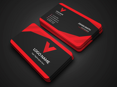 Modern, Creative, professional business card design template