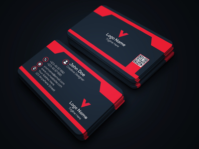 Creative, simple, and professional business card design templet by ...