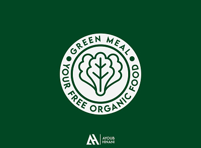 Green Meal Logo food graphic design illustration logo