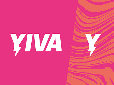 Yiva Y Logo Identity branding design electricity icon identity lightning bolt logo mark toy typography y