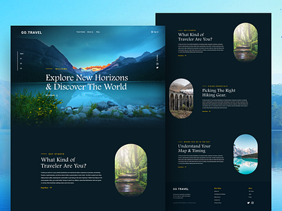 Travel Landing Page Design