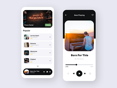 Music Player App 2022 app app ui best ui branding daily ui design illustration mobile mockup music app music player song trend ui ui design uiux design ux ux design uxui