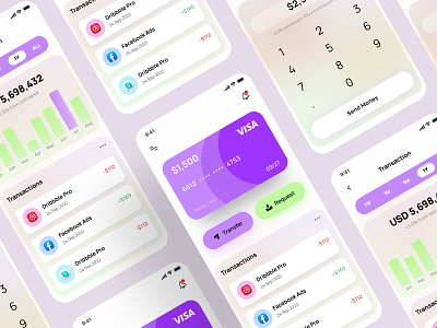 Finance Mobile App android best ui branding crypto design finance finance app fintech ios logo mobile mobile app money payment app ui ui design ux uxui wallet wallet app