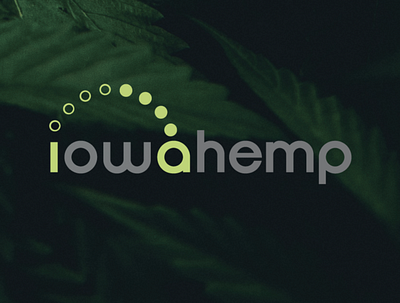 IowaHemp Logo branding design hemp identity iowa logo logo design