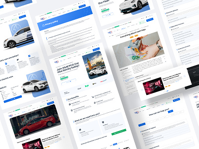 Car Rental Website 🚗 app branding design redesign ui ux web