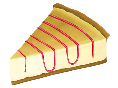 Pie dessert digital food illustration intuos painting photoshop wacom