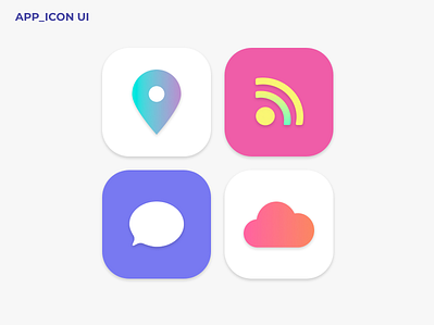 [Daily UI] 005. App Icon appdesign appicon modern uiux