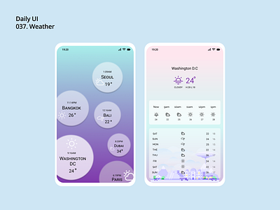 [Daily UI] 037. Weather