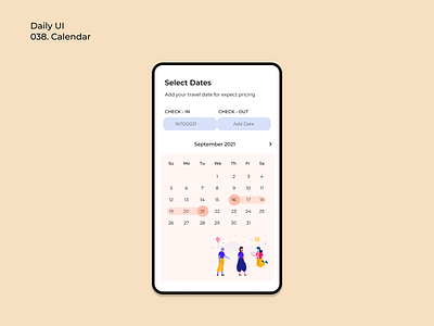 [Daily UI] 038. Calendar