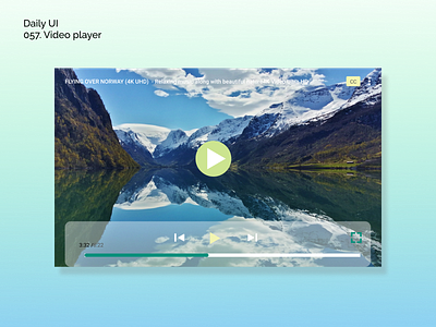 [Daily UI] 057. Video Player