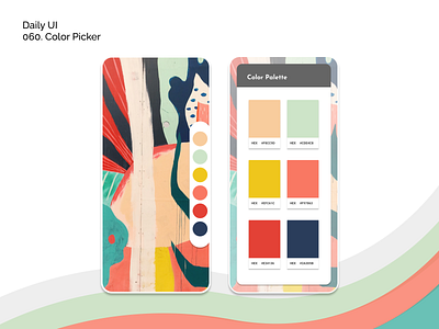 [Daily UI] 060.Color picker 060 appdesign colorpicker dailyui dailyui060 design modern simple ui uiux